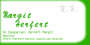 margit herfert business card